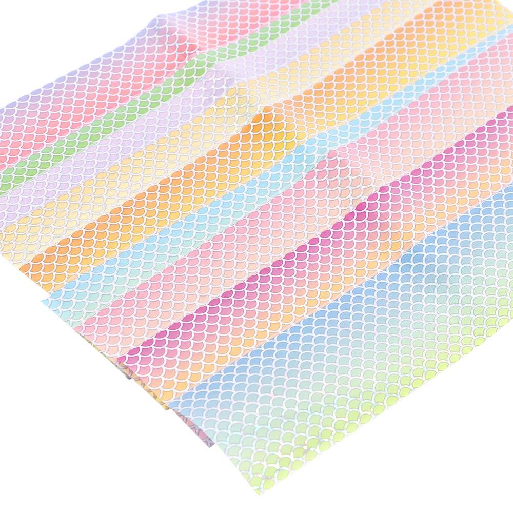 

Manicure Laser Fish Scales Holographic Wave Decal Nail Art Decorations Nail Stickers Nail Foils