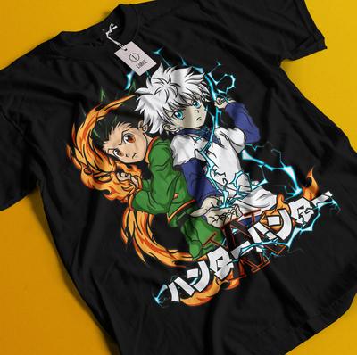 Gon Shirt Hunter X Hunter HXH Hisoka Tshirt Killua Tee T-Shirt Meruem Kurapika