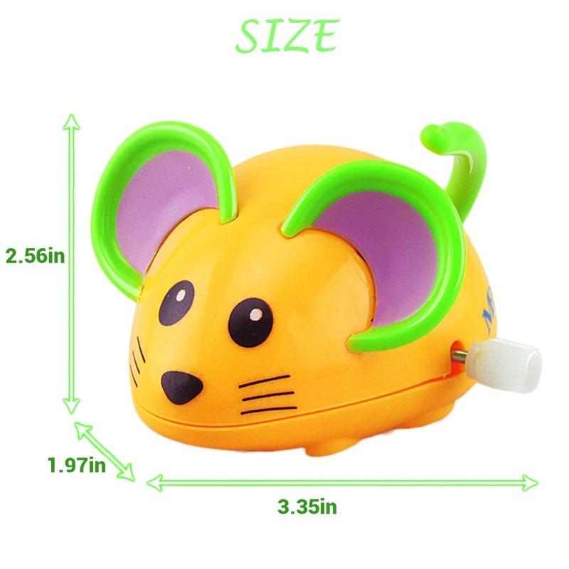 

1 шт. Мультяшная заводная игрушка Крыса дети Бег Цепочка Заводная Маленькие Игрушки Малыш Первый Милый Крыса Мышь Развивающая Игрушка Детский Подарок