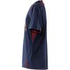 Nike Maglia da Calcio a Maniche Corte Girocollo Colorblock con Stampa di Lettere Paris Saint-Germain Uomo Top Blu Navy DX3022-499
