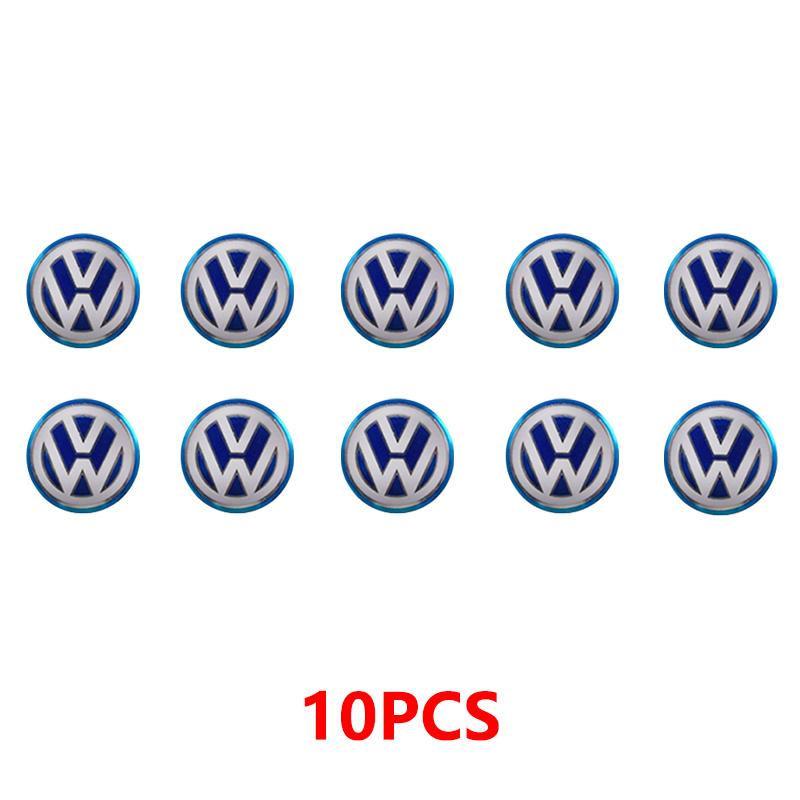 14/11mm Car Key Emblems Replacement Car Key Stickers For Volkswagen VW Polo Passat B5 B6 B7 Golf 4 5 6 Tiguan Jetta CC T5 Touran Ph6