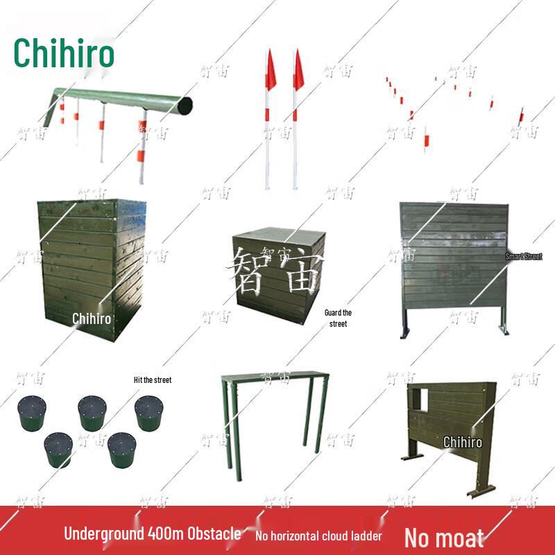 

ZhiZhou 400m Outdoor Obstacle Course Training Equipment