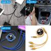 LDEPG1 Car Logo Fast Charging Cable 3 In 1 UsB Cable Type C Micro USB Key For Tesla Model 3 Y Coil Cybertruck Bonina X Juguete Roadster