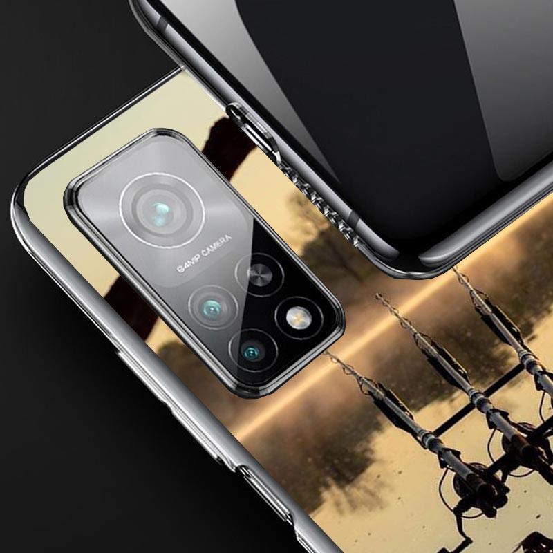 Carp Fish Fishing Rod Hook Phone Case For Xiaomi Redmi Note 15 14 14S 13 12S 12 Pro Plus 11S 11 10S 10 4G Cover 11E 11T 5G Print