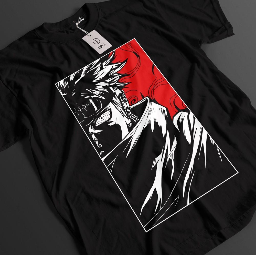 Naruto Shirt Pain Tshirt Yahiko T-Shirt Jiraya Anime Conan Akatsuki Unisex Tee