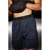 H M dryMove Zip Detail stretcH Sport sHorts Navy Blue