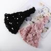 Elegant For Girls Wide Side Non Slip Pearl Lace Headband Flower Women Hairbands Korean Head Wrap
