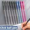 10/50 Pièces Stylos à Bille 0,7 mm Pointe Fine Stylos d'Écriture Noirs Rouges Bleus pour Étudiants Bureau Papeterie Stylo de Signature