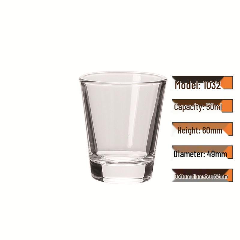 

Vintage 90s Patterned Glass Water Cup - Flat-Bottomed Drinking Cup