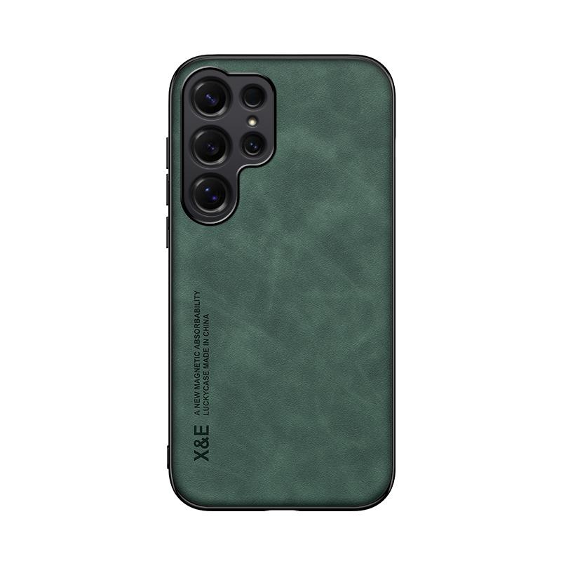 Skin Feel Leather Phone Case for Samsung Galaxy S23 S24 S25 FE S26 Ultra Plus A57 A37 A17 A07 A26 A06 A36 A56 A16 Cover Luxury