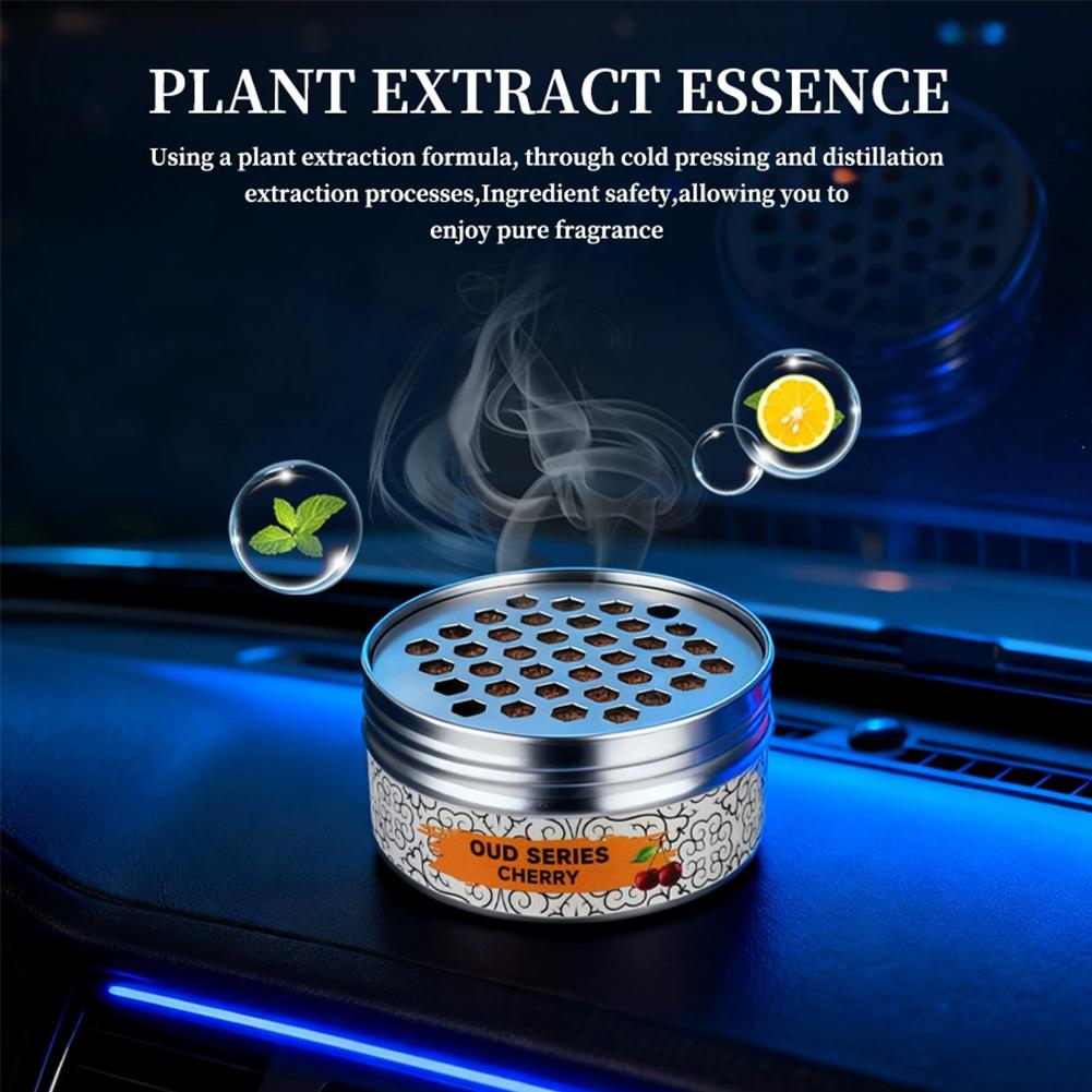 Car Solid Aromatherapy Car Air Fresheners Perfume Auto Supplies Canned Wood Blocks Coffee Flavor Aromatherapy Deodorant Supplies