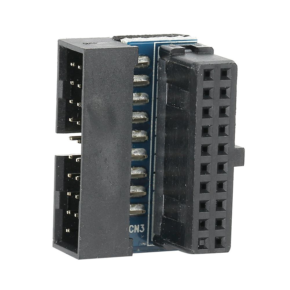 PH19 A Desktop Motherboard USB3.0 Socket 90 Degree Angled USB Socket Converter