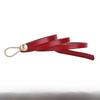 Casual Ladies Leather Thin Belt With Minimalist Knot Design And Alloy Closure