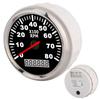 Akozon Pointer Digital Tachometer Waterproof Red LED Backlight Gauge 8000 RPM /24V Marine Hour