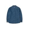 MLB New York Yankees SS24 Sports Lifestyle Brand Logo Solid Color Casual Denim Cardigan Single-Breasted Comfortable Long Sleeve Shirt 3ADRM0841-50INS
