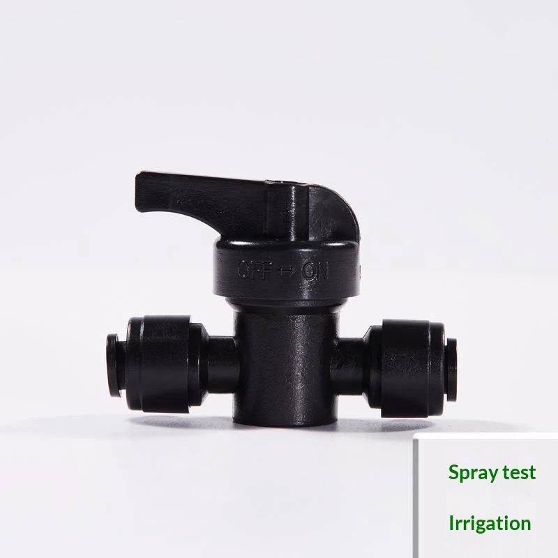 RO Water Filter Fittings Food-Grade POM Straight Elbow Tee PE Pipe Bulkhead Connector for Home Reverse Osmosis System