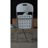 Wholesale Outdoor Plastic Chairs for Events Party Garden Portable White Plastic Folding Chairs