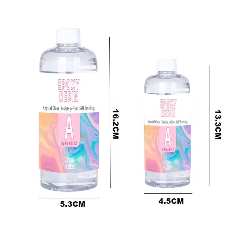 10,4/17,6oz AB Epoxidharz-Set Hitzebeständig Blasenfrei Nicht Vergilbend Hart Wie Felsen Kristallklar Epoxidharz Für Beschichtung & Handwerk