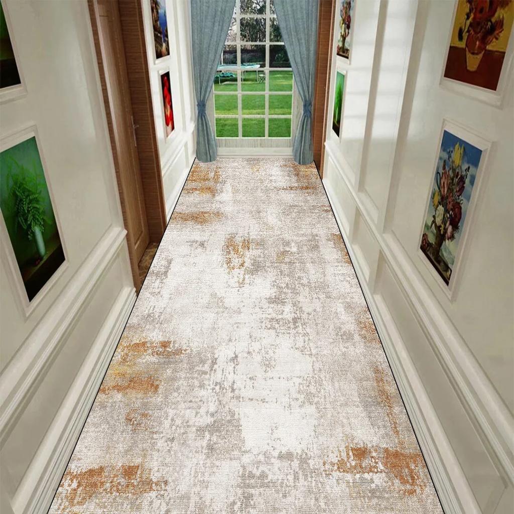 Nowoczesny Abstrakcyjny Długi Dywan Dekoracyjny na Korytarz Mata Podłogowa do Przedpokoju Antypoślizgowy Zmywalny Dywan na Schody Dywany na Przejście Dywan na Zamówienie