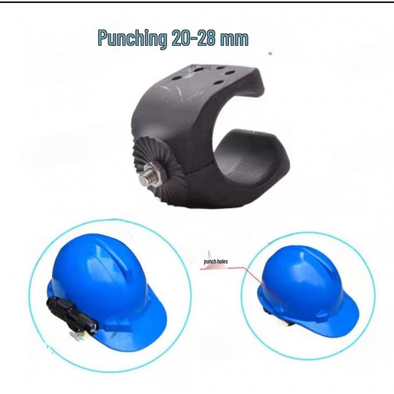 Korean Style Tactical Helmet Flashlight Clip for Safety and Firefighting Helmets Default