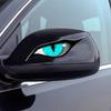 2D Reflektierende Teufelsaugen Aufkleber, Wasserdichte Decals für Auto Rückspiegel Auto Außen Dekoration