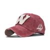 Fashion W letter cap retro old washed personalized baseball cap outdoor sunshade sun protection cap