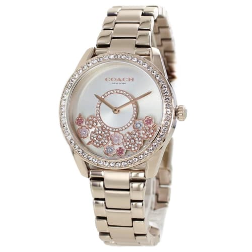 Coach Women's Preston Watch with Stainless Steel Bracelet, Rose Gold, 14503776