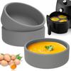 Silicone Air Fryer Egg Mold 3pcs, Reusable Nonstick Egg Bite Pans 3pcs - Microwave Egg CookerSous Vide Egg Bite Maker Replacement, BPA Free,