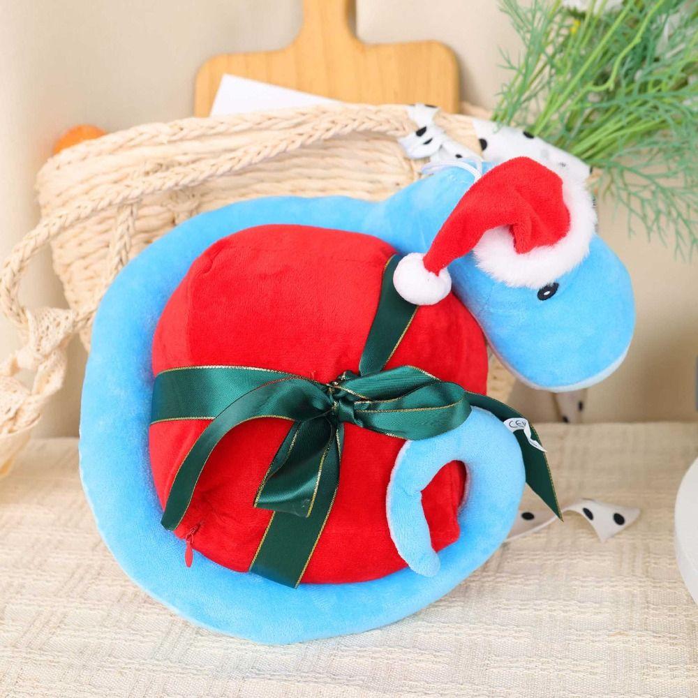 Simulation Christmas Snake Doll Fluffy Snake Plush Toy  Birthday Gift