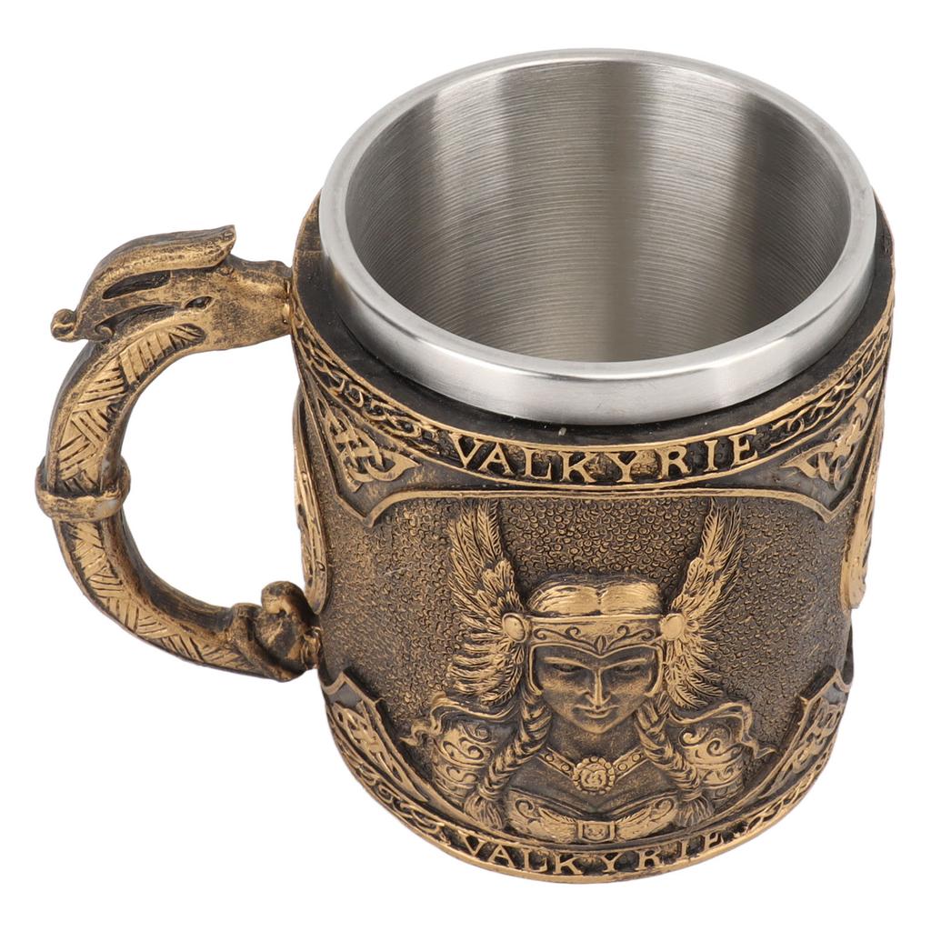 Pivní půllitr Nerezová ocel Pryskyřice Dvouvrstvý Odolný vůči vysokým teplotám Pirátský vzor Nápoj