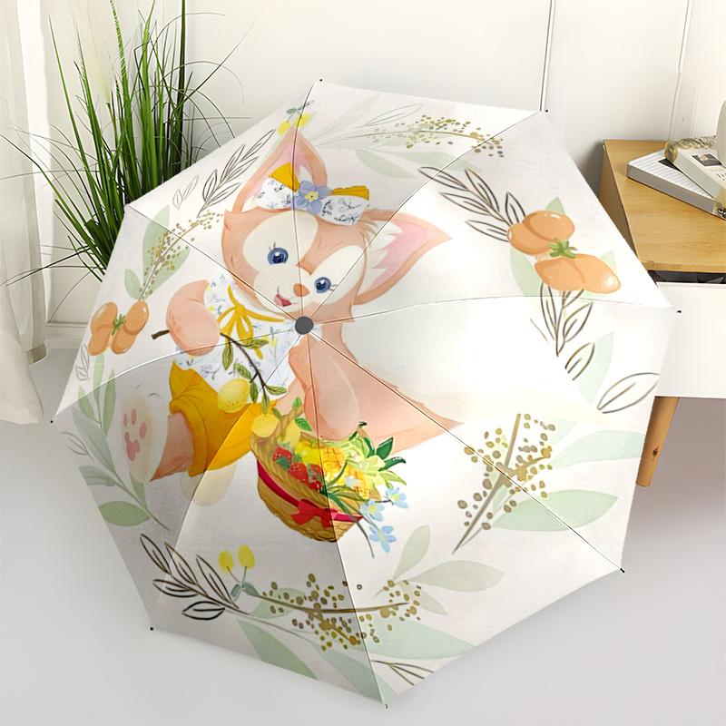 

1pc Cute Cartoon LinaBell Automatic Opening and Closing Folding - A Good Choice for Gifts, Fashionable and Convenient Umbrella With Cute Car