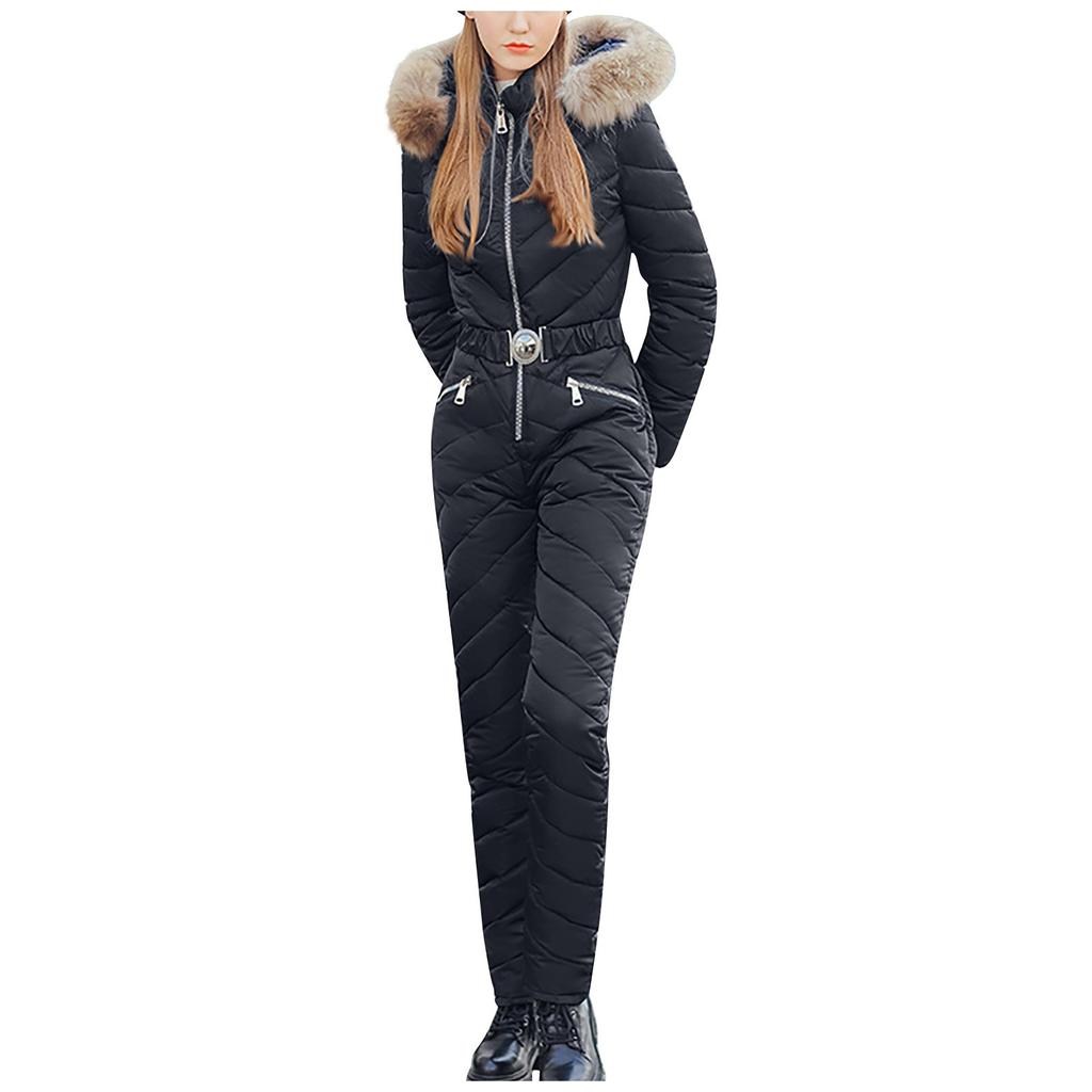 Frauen-Winter-warme mit Kapuze starke warme dünne Jacke-langer Mantel-Mantel