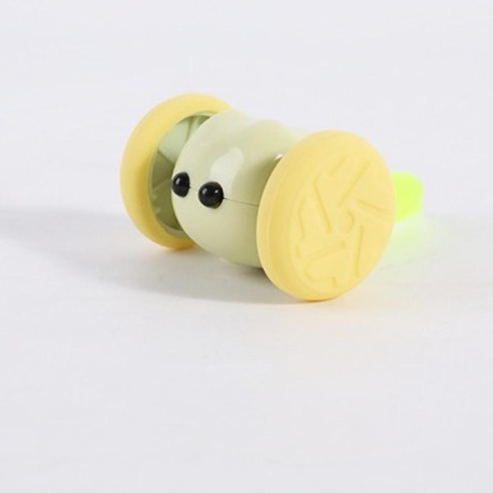 Rechargeable Automatic Teaser Sports Car Design Interactive Cat Toy Cat Teaser Toy Cat Enrichment светло-желтого