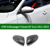 For Volkswagen VW Jetta MK6/A6 Euro 2011-2015 Carbon Fiber Car Side Rearview Mirror Cover Trim,chrome Silver Turn Signal Mirror