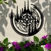 Metal Compass Wall Art Large Laser Cut Navigation Decor for Indoor Outdoor Living Room Office Patio Housewarming Wedding Gift