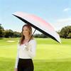 Mini Flat 6 Fold Pocket Umbrella UPF 50 Plus UV Protection Gradient Color Compact Travel Parasol Lightweight Windproof
