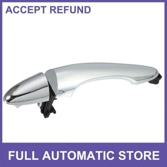 Rear Left Side Car Exterior Door Handle ONE  for Kia Sportage Silver Tone
