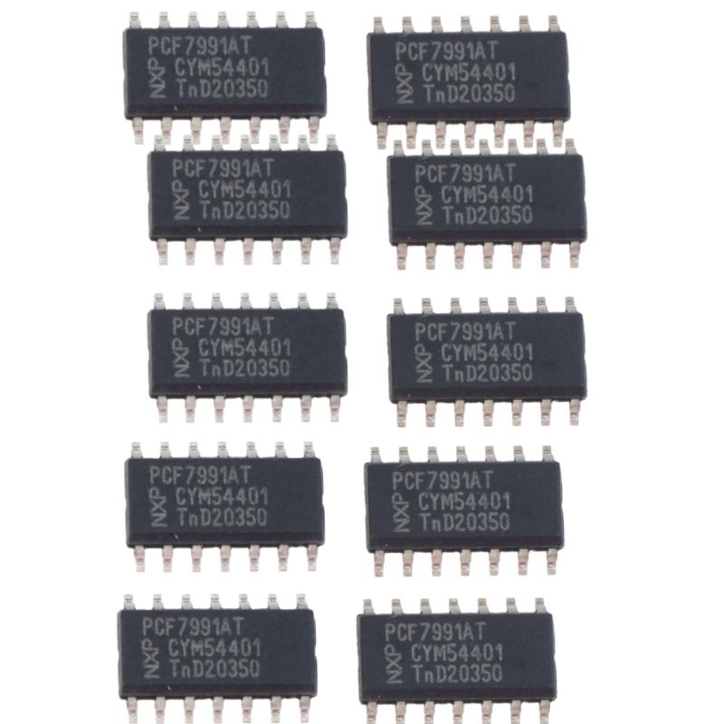 PCF7991AT Automotive Transponder IC Chip 2/10Pcs SOP14 Original Equivalent Replacement for Vehicle Key Maintenance