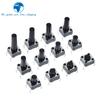 100/300 pièces 6X6X5/4.3/5.5/6/7/8/9/10/13MM Interrupteur Tactile Bouton-Poussoir 12V 4 broches DIP Micro-interrupteur Pour TV/Jouets/usage domestique Bouton