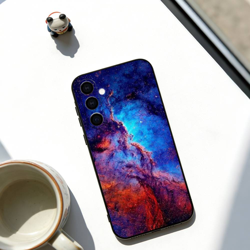 

Minimalist Starry Sky Phone Case For Samsung Galaxy A73,A72,A71,A70,A53,A52,A51,Soft Silicone Black Cover Samsung a41