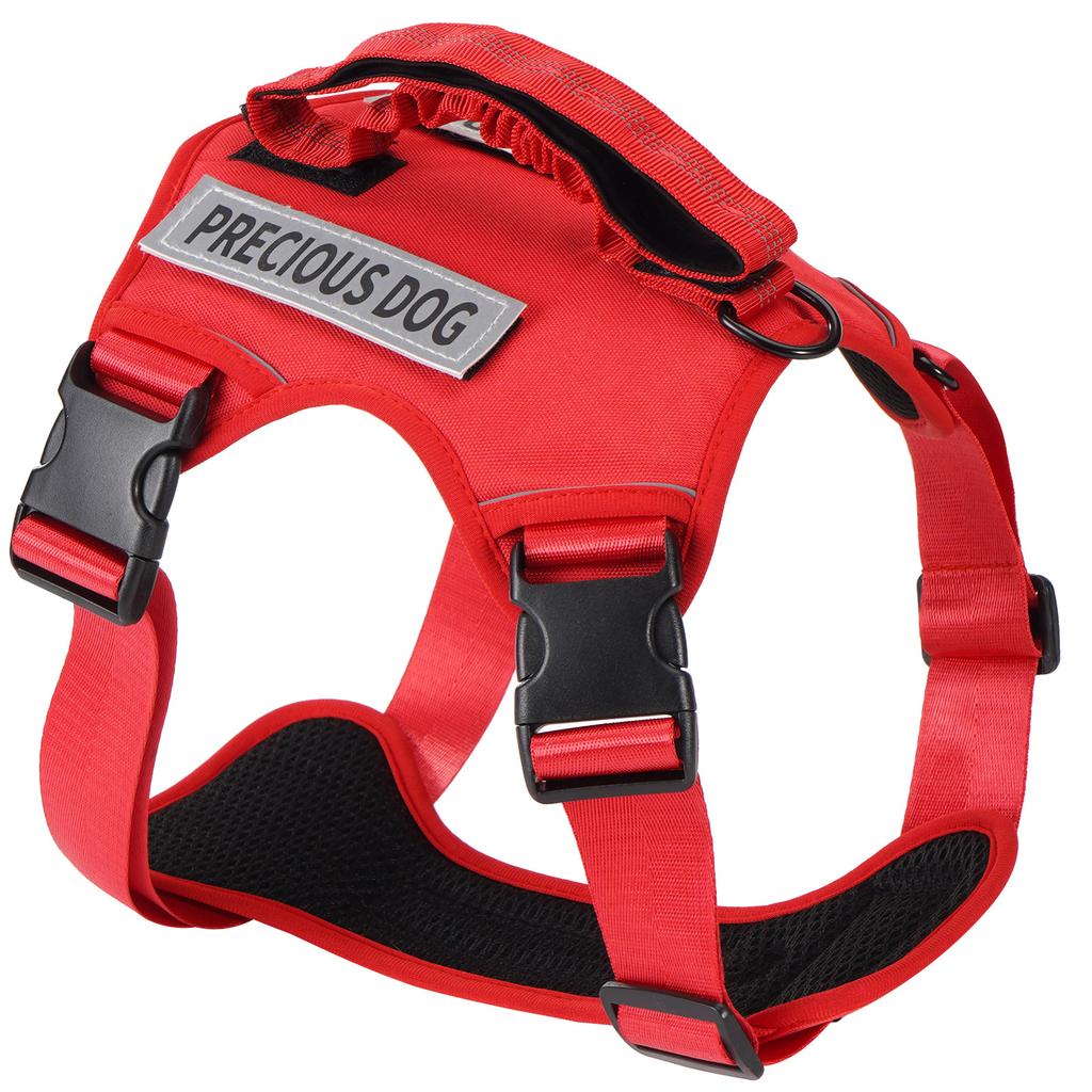 Dog Leash, Anti-breakaway, Anti-collision, Night Reflective Dog Walking Chest and Back Strap, Medium and Large-sized Dog Tactical Chest and Back