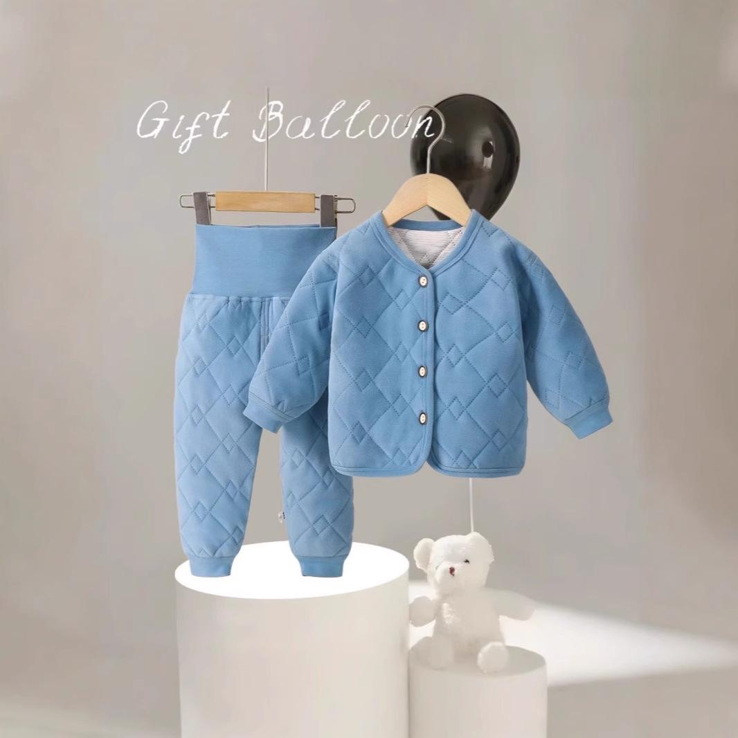 Baby High-Waisted Winter Warm Set: Thick