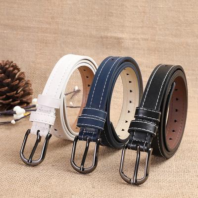 2025 New Women's Multifunctional Denim Belt with No Need for Punching, Full Body Hollow Out, and Multiple Fashionable Colors