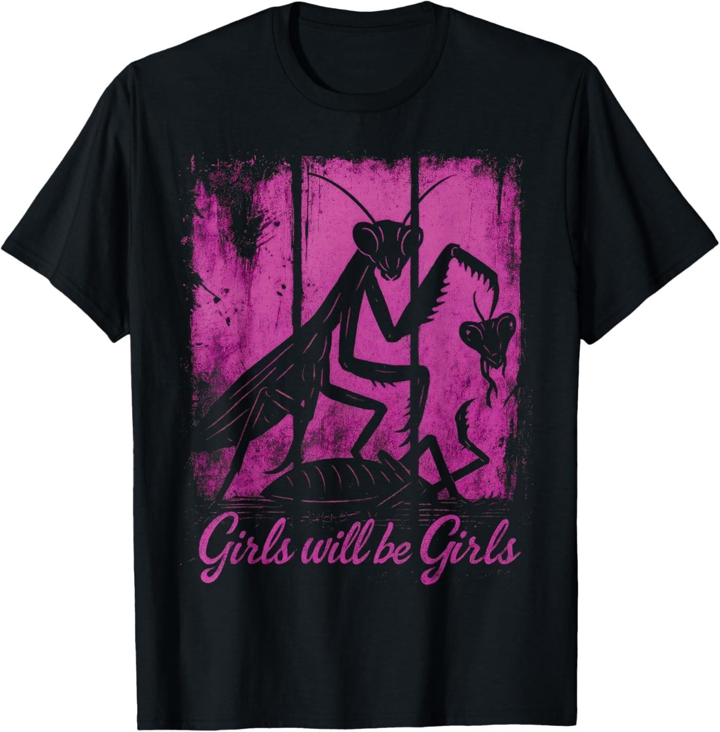 Футболка Girl Will Be Girls Praying Mantis, Футболка S