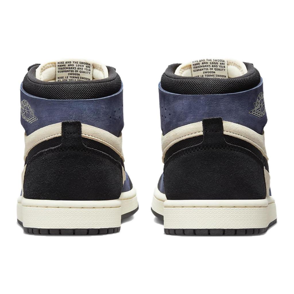Air Jordan 1 High Zoom Comfort 2 Blu Annerito Sneakers da Donna Panna Mussola Latte di Cocco DV1305-104