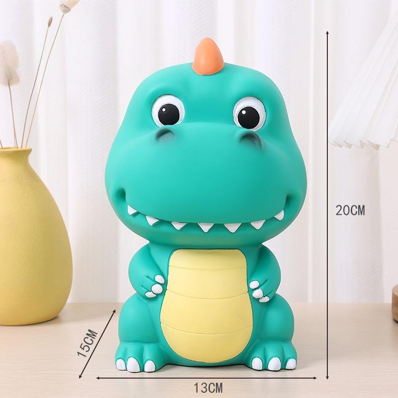Attractive Dinosaur-shaped Money Safe; Vinyl Piggy Bank; Ideal Birthday Present for Girls