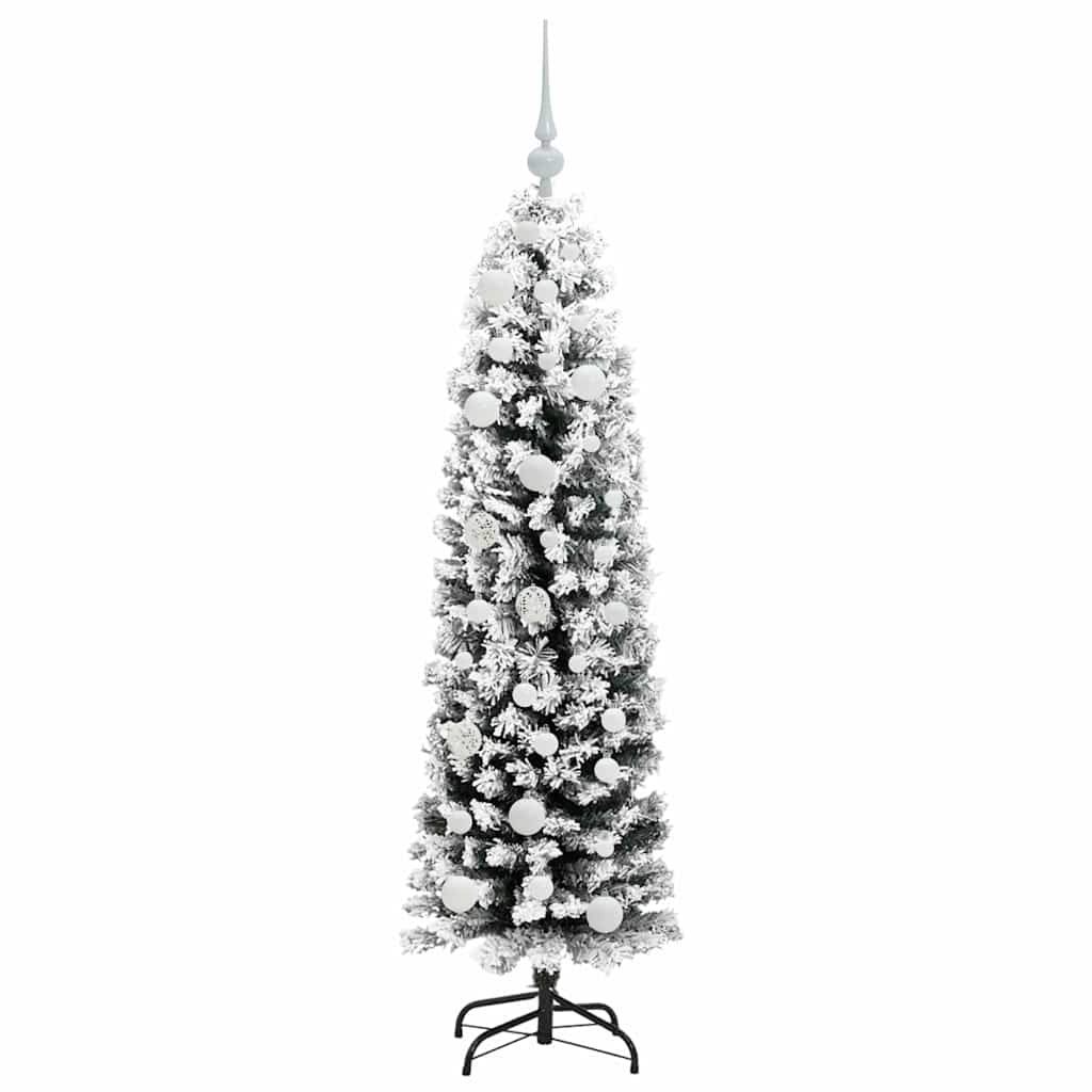Artificial Christmas Tree with 150 LEDs and Stand Green 150 cm