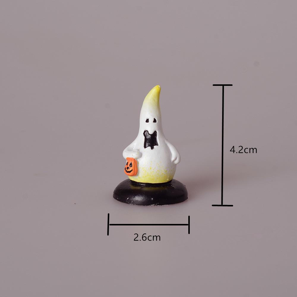 Jackman Ghost Pumpkin Lamp Clown Micro Landscape Decorative Ornaments Halloween Diy Accessories Mini Micro Landscape Decoration