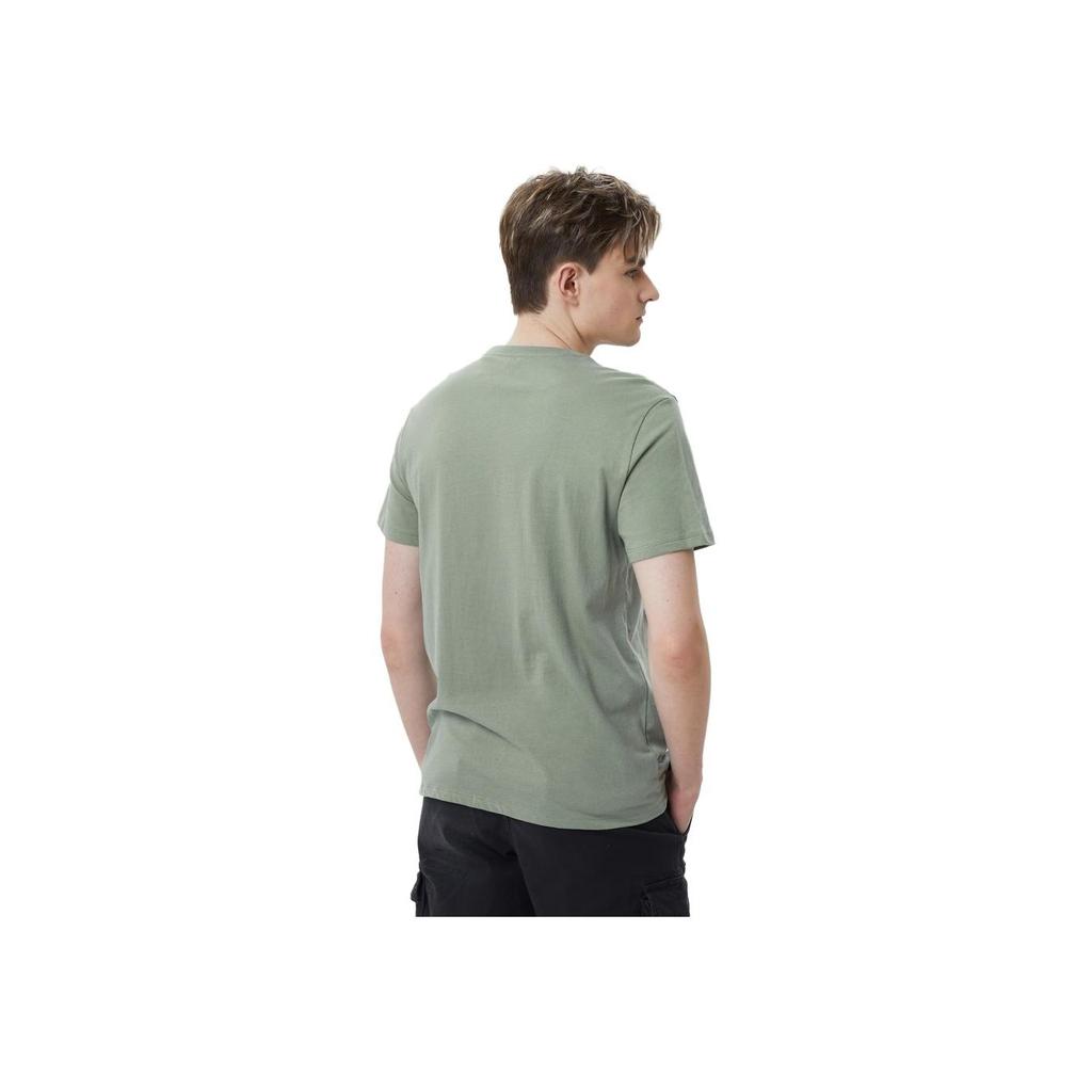Gap Ss23 Letter Print Round Neck Pullover Short Sleeve T-Shirt Unisex T-Shirt Mochi-Green 610134
