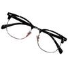 Retro Ultralight Semi-Rimless Glasses with Prescription Lenses - Fashionable & Versatile Frames for Casual or Business Wear